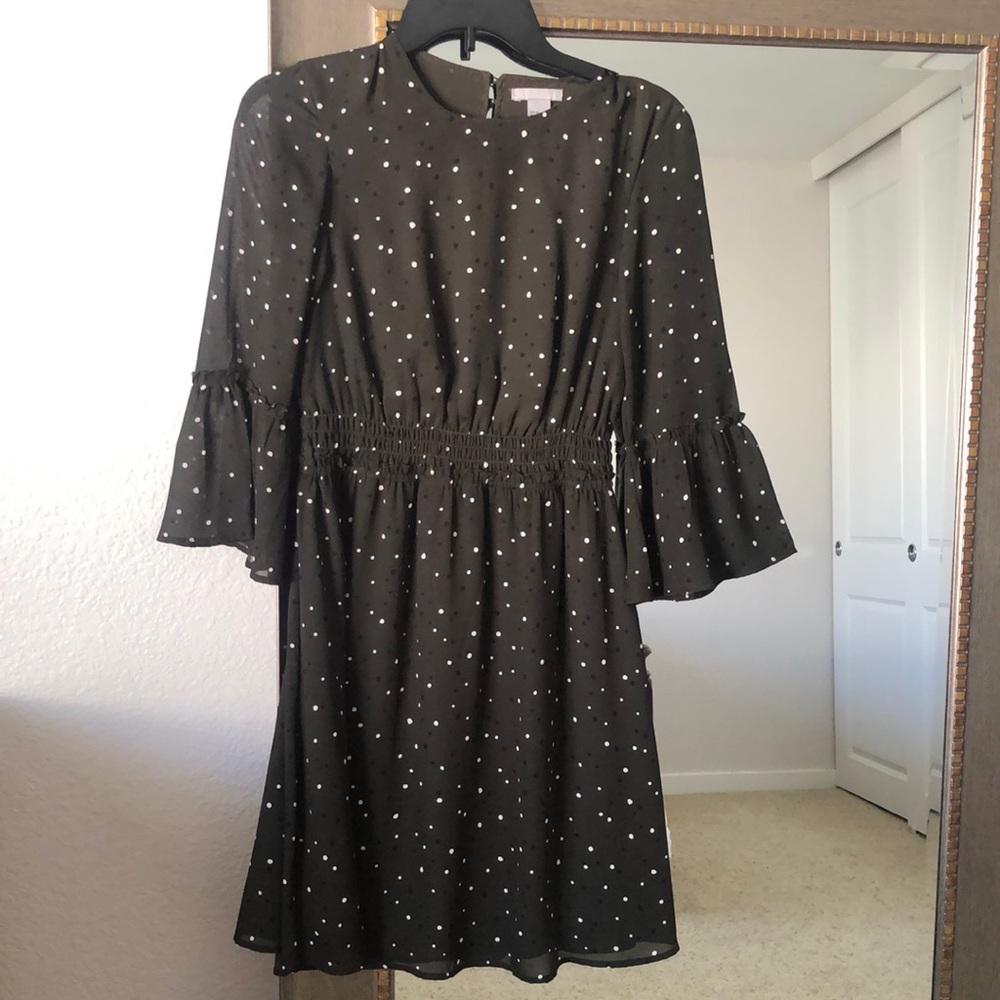 H&M women’s peplum sleeve mini dress